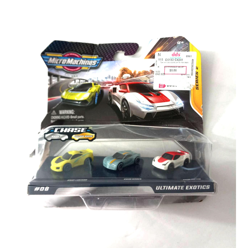 Micro Machines Lusitano Senner & Quetzal Ultimate Exotics #08 Series 2 Race Cars